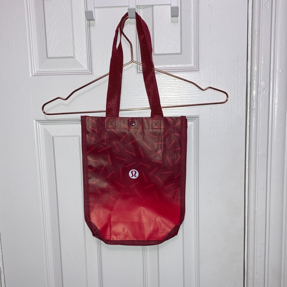 Lululemon Athletica Burgundy Tote Bag‎